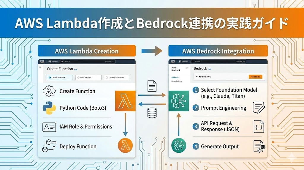 AWS Lambda作成とBedrock連携の実践ガイド